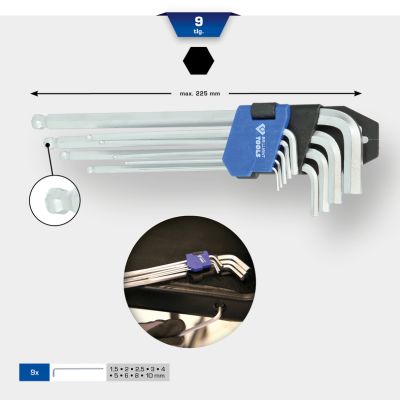 KS TOOLS BT045019 Sada uhlových skrutkovačov