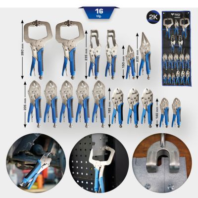 KS TOOLS BT065016 Sada krimpovacích klieští