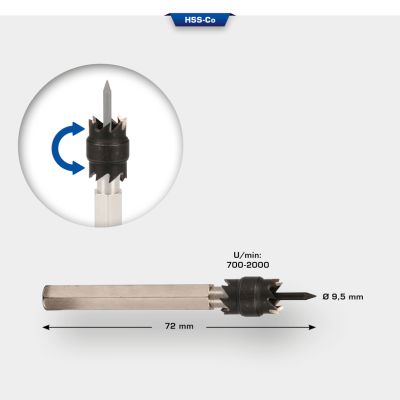 KS TOOLS BT516001 Fréza na bodové zvary