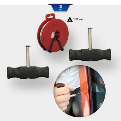 KS TOOLS BT681150 Súprava rezacích drôtov, demontáż okien