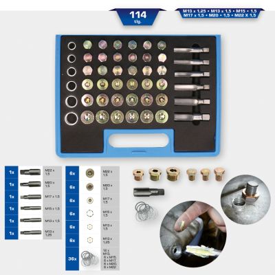 KS TOOLS BT711300 Repair Kit, oil drain plug thread