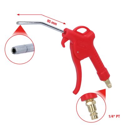 KS TOOLS 515.1902 Súprava kief/dýz, vysávacia/fúkacia piżtoľ