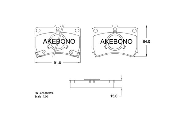 AKEBONO AN-208WK 