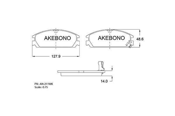 AKEBONO AN-211WK 