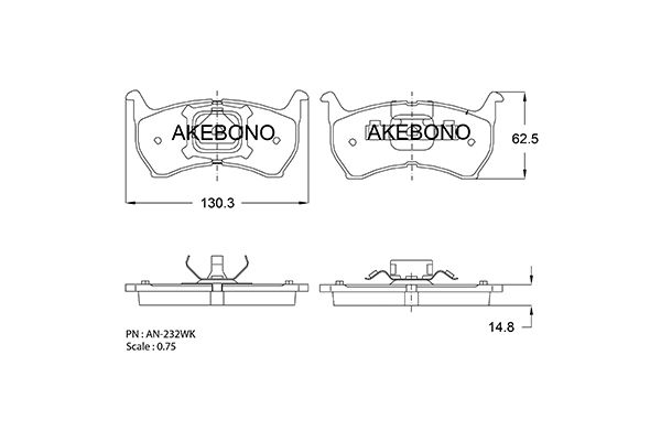 AKEBONO AN-232WK 