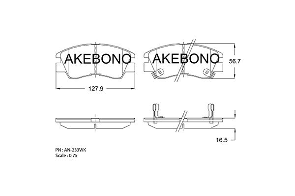 AKEBONO AN-233WK 