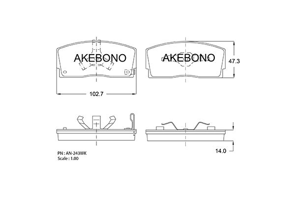 AKEBONO AN-243WK 