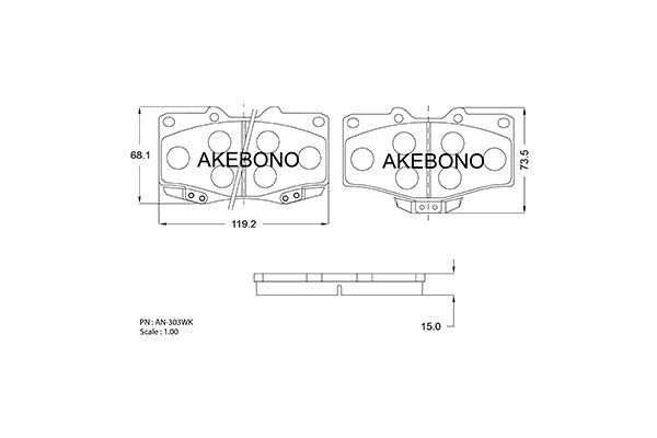 AKEBONO AN-303WKE 