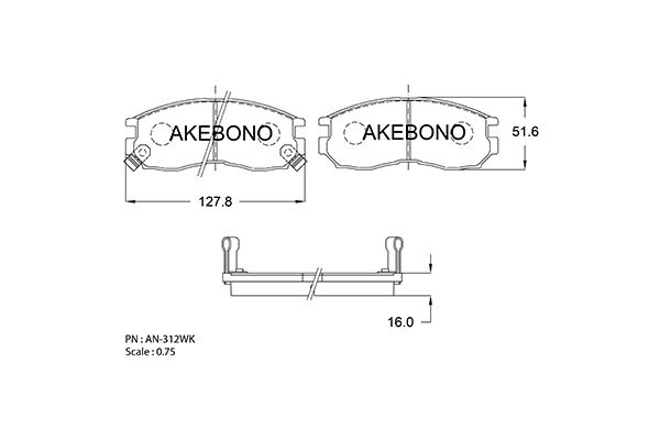 AKEBONO AN-312WK 