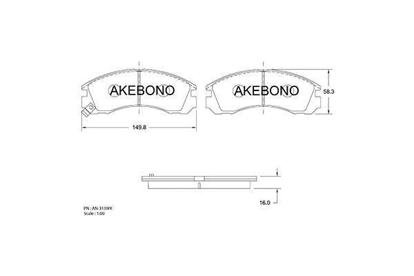 AKEBONO AN-313WK 