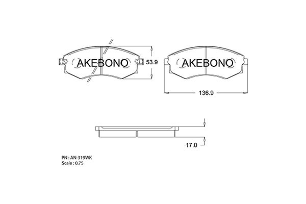 AKEBONO AN-319WK 