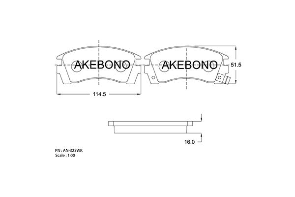 AKEBONO AN-325WK 