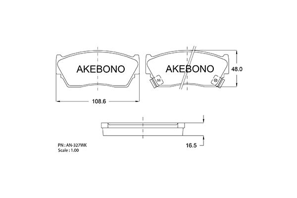 AKEBONO AN-327WKE 