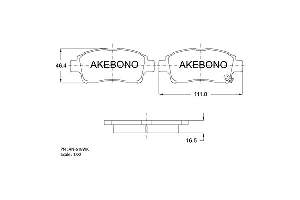 AKEBONO AN-618WK 