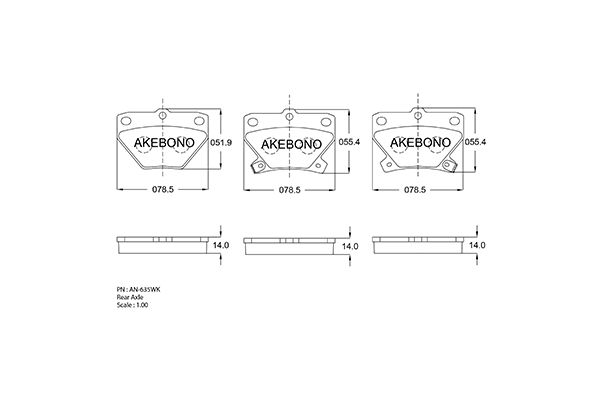 AKEBONO AN-635WK 