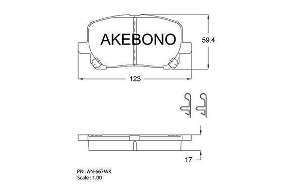 AKEBONO AN-667WK 