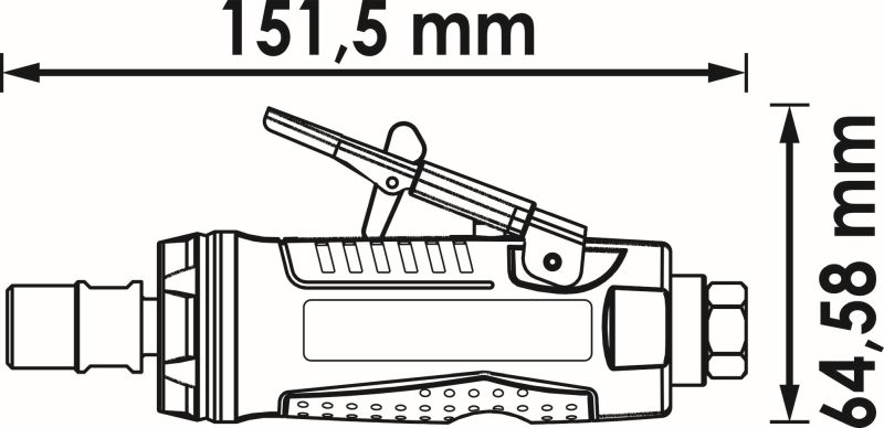 VIGOR V6906 Stavsliper (trykkluftdrevet)
