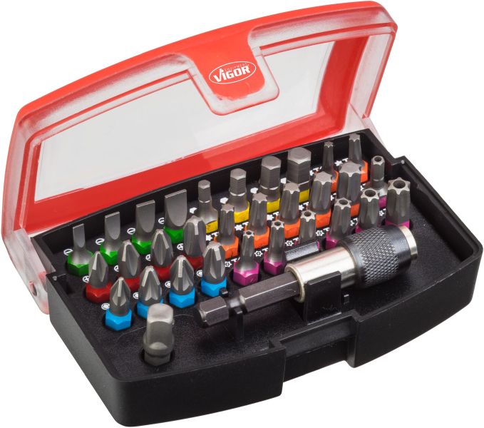 VIGOR V5019 Kit, screwdriver bits