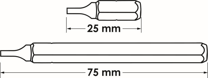 VIGOR V5020 sett, skrutrekkerbits