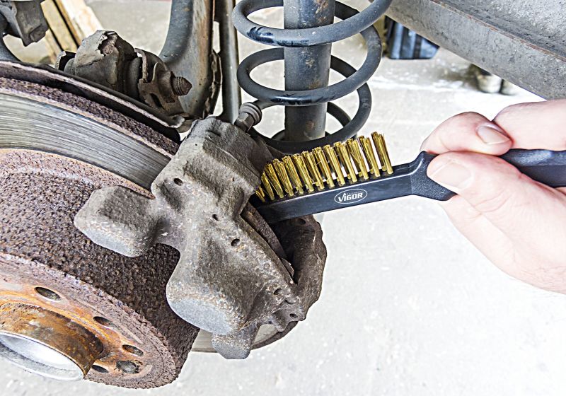 VIGOR V2249 Stålbørste, bremsecaliper rengjøring