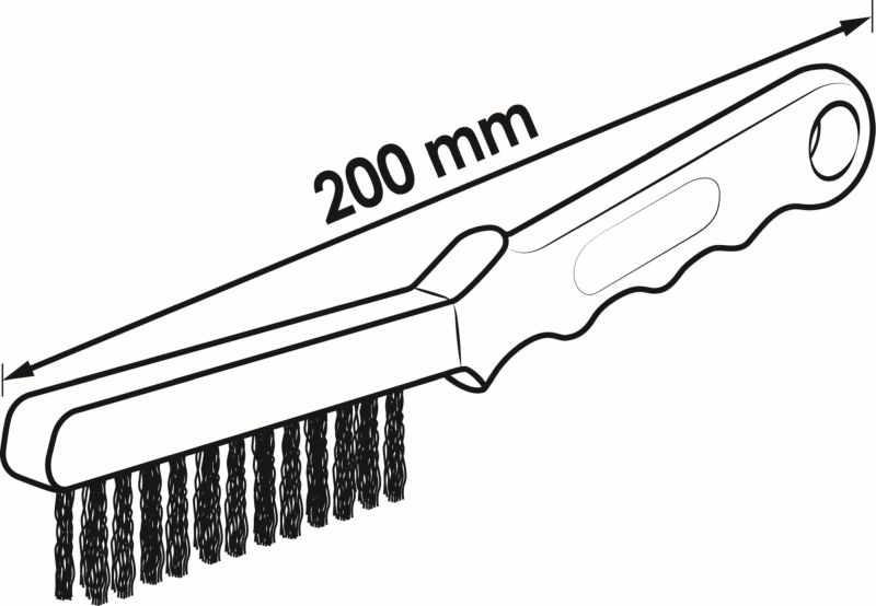 VIGOR V2249 Stålbørste, bremsecaliper rengjøring