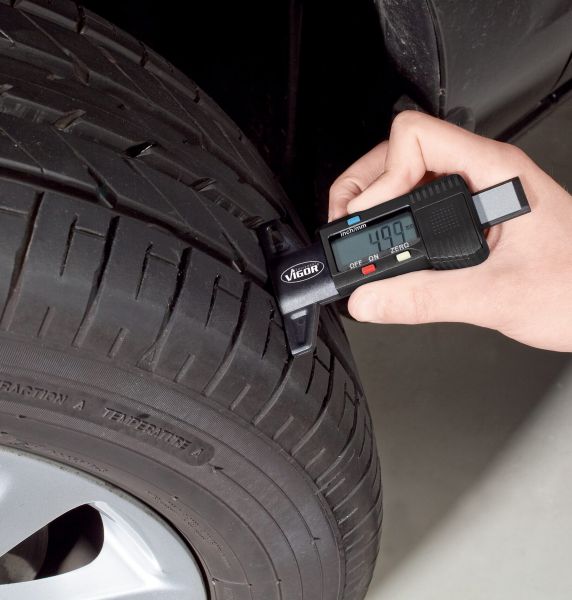 VIGOR V1584 Measuring Device, tread depth