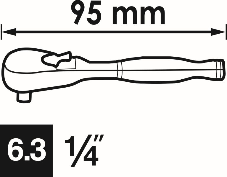 VIGOR V4944-XS Reversibel skralle
