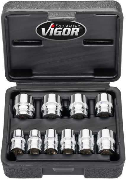 VIGOR V7538/10 Socket Wrench Set