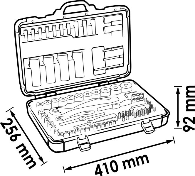 VIGOR V1706N Pipenøkkelsett