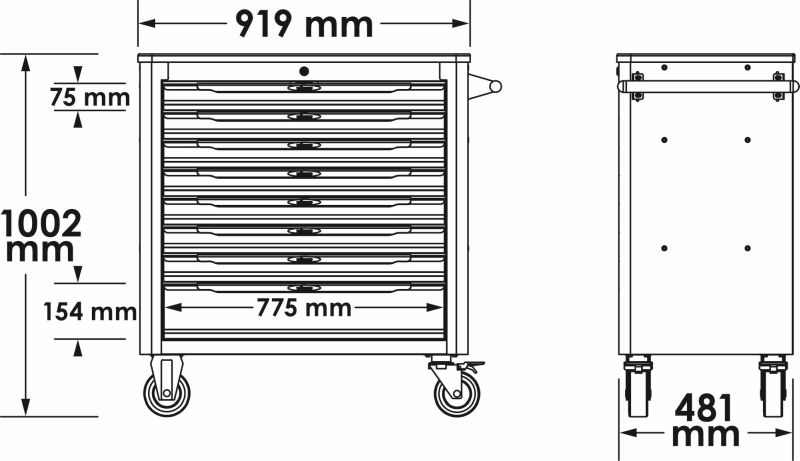 VIGOR V5434 Tool Trolley