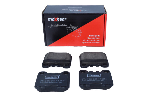 MAXGEAR 19-0402 Bremsbelagsatz, Scheibenbremse