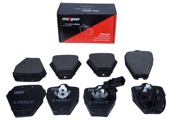 MAXGEAR 19-0407 Bremsbelagsatz, Scheibenbremse