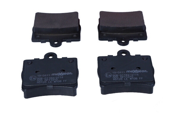 MAXGEAR 19-0411 Bremsbelagsatz, Scheibenbremse