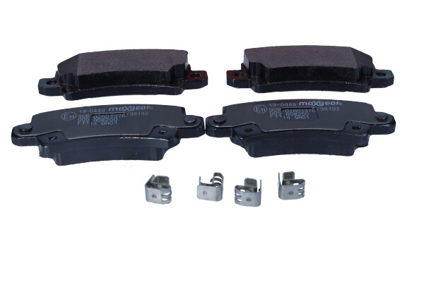 MAXGEAR 19-0449 Bremsbelagsatz, Scheibenbremse