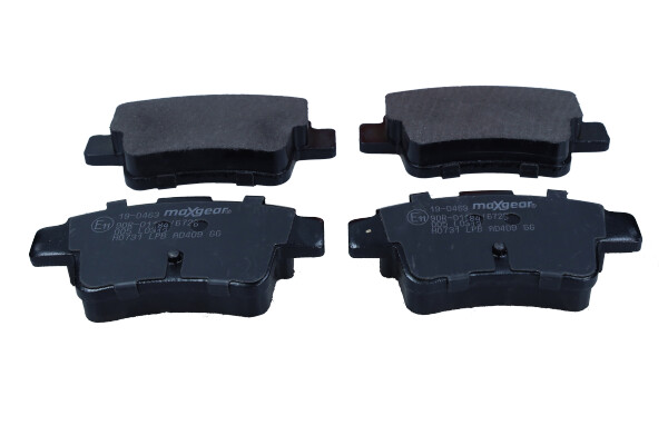 MAXGEAR 19-0463 Bremsbelagsatz, Scheibenbremse
