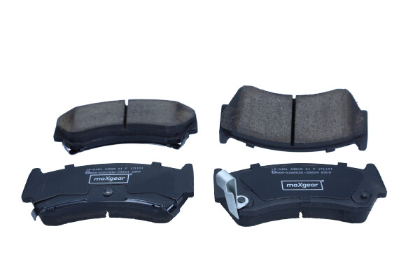 MAXGEAR 19-0481 Bremsbelagsatz, Scheibenbremse