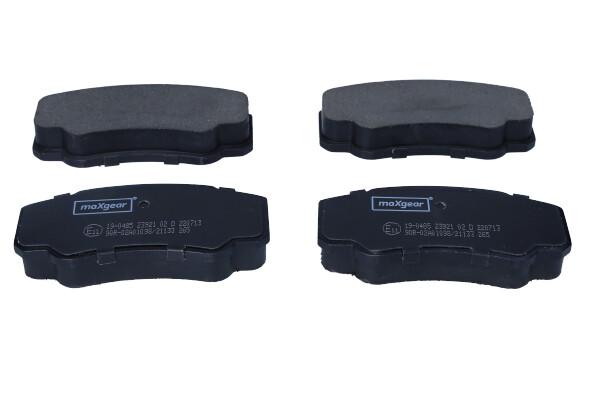 MAXGEAR 19-0485 Bremsbelagsatz, Scheibenbremse