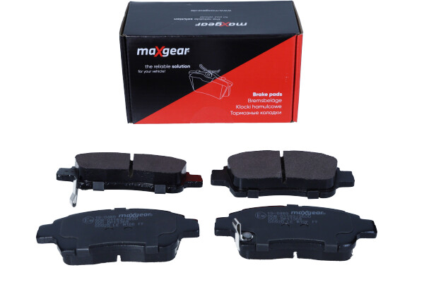 MAXGEAR 19-0489 Bremsbelagsatz, Scheibenbremse