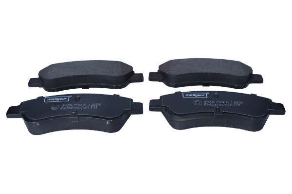MAXGEAR 19-0574 Bremsbelagsatz, Scheibenbremse