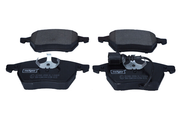 MAXGEAR 19-0661 Bremsbelagsatz, Scheibenbremse