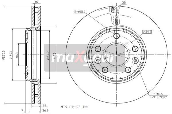 MAXGEAR 19-2013MAX Brzdový...