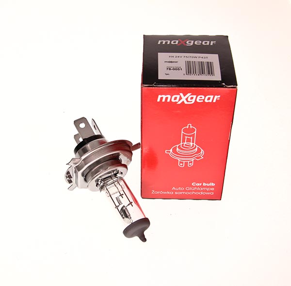 MAXGEAR 78-0051 Glühlampe, Hauptscheinwerfer
