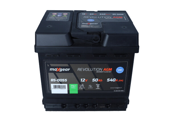 MAXGEAR 85-0055 Starter Battery for ALPINA AUDI BMW CHEVROLET CUPRA DACIA FIAT FORD HYUNDAI JAGUAR KIA LANCIA MERCEDES-BENZ MG M
