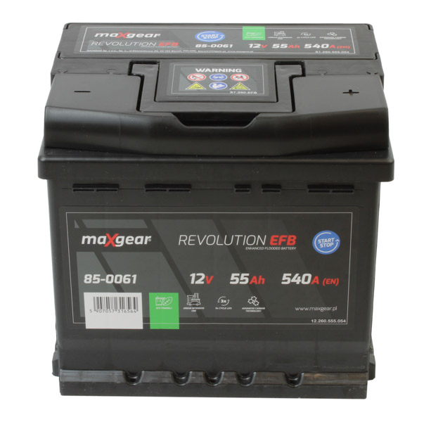 MAXGEAR 85-0061 Starter Battery for AUDI CITROËN CUPRA DACIA FIAT FORD HYUNDAI JAGUAR KIA LANCIA MERCEDES-BENZ MG OPEL PEUGEOT R