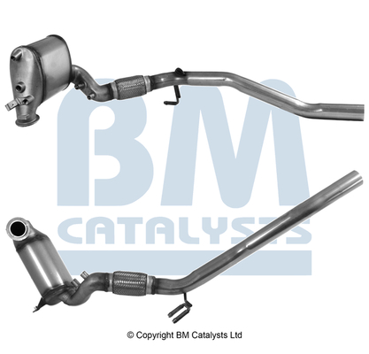 BM CATALYSTS BM11118 Ruß-/Partikelfilter, Abgasanlage für AUDI SEAT SKODA VW