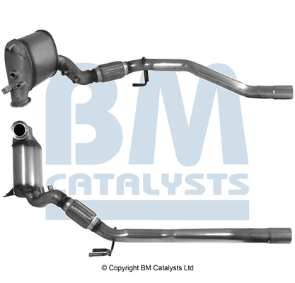 BM CATALYSTS BM11150 Ruß-/Partikelfilter, Abgasanlage für AUDI SEAT VW