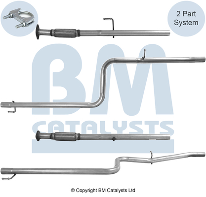 BM CATALYSTS BM50217 Abgasrohr für FIAT