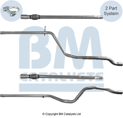 BM CATALYSTS BM50513 Abgasrohr für FORD
