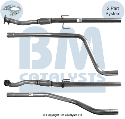 BM CATALYSTS BM50548 Abgasrohr für FIAT