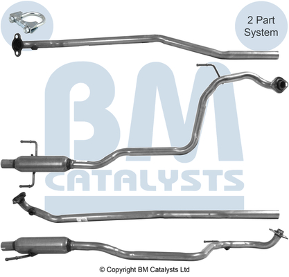 BM CATALYSTS BM50573 Abgasrohr für TOYOTA